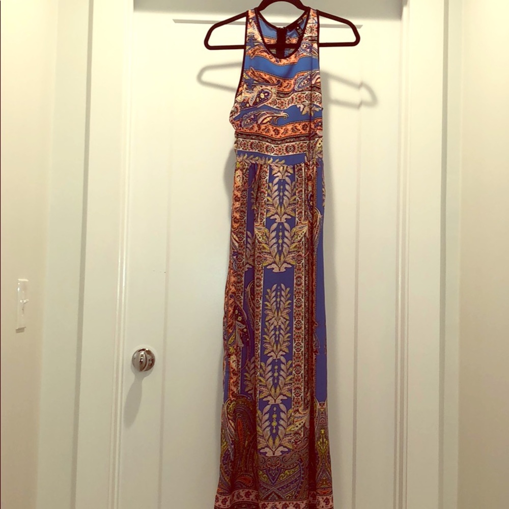 Aqua - Printed Maxi Dress